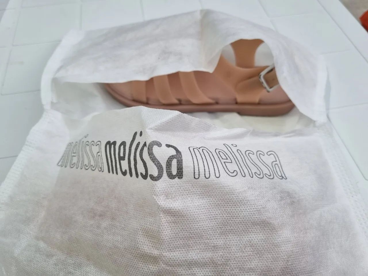 Sandália  Flox Bege - Foto 5