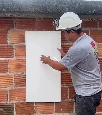 Reboco térmico com isopor  - Foto 5