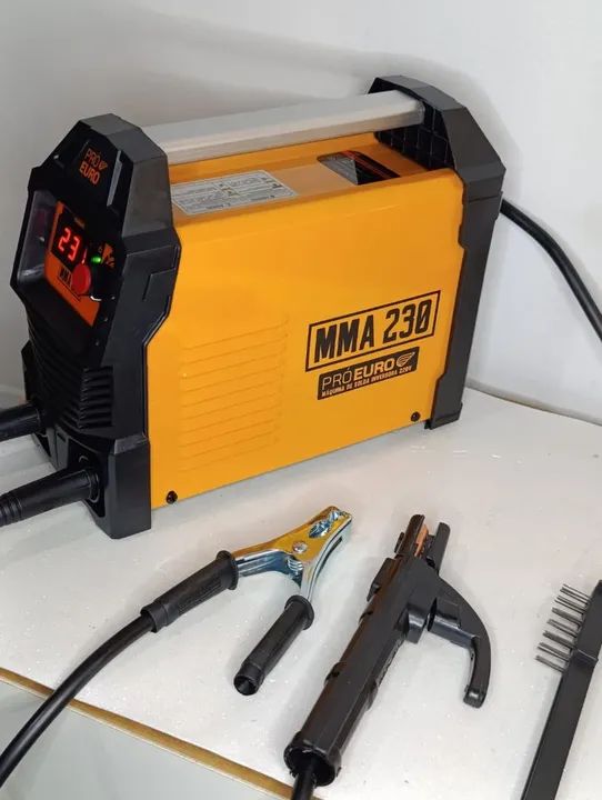 Maquina de solda industrial 230a solda ferro alumínio e inox e tig  - Foto 4