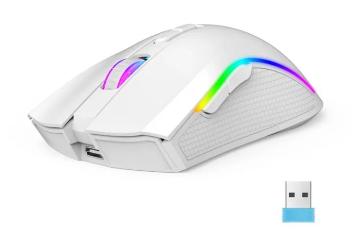Mouse Sem Fio HXSJ T69 Branco - Foto 2
