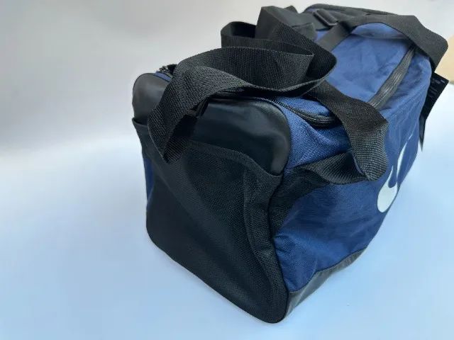 Bolsa Nike Training Brasilia Duffel 40 litros preto e azul - Foto 5