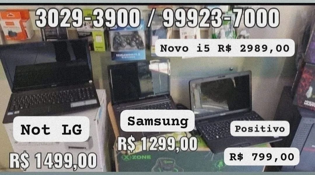Notebooks com garantia loja