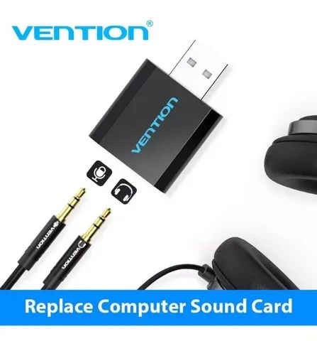 Placa Vention Som Usb - Usb X P2 - Fone E Microfone  - Foto 2