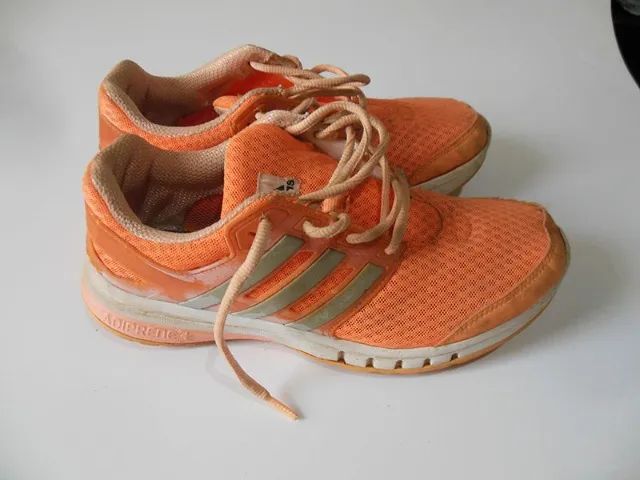 Tênis Adidas Laranja n. 38 - Foto 4