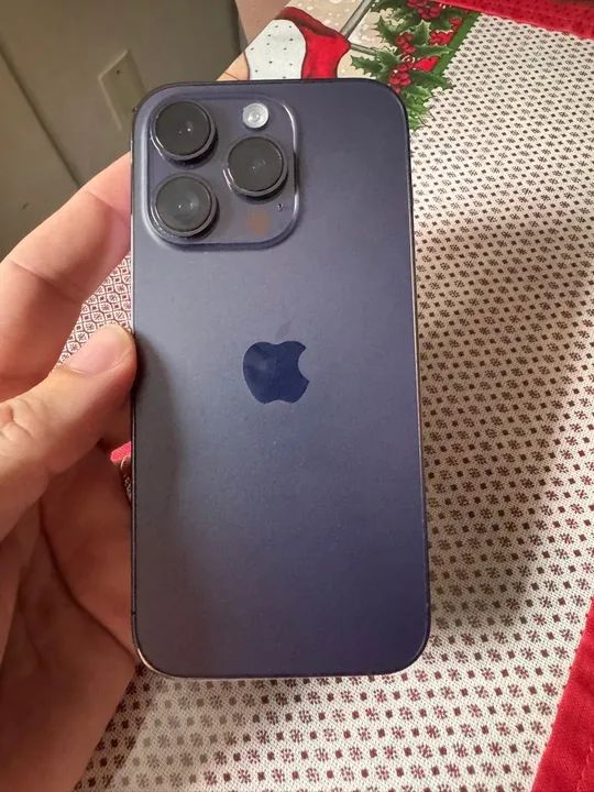 iPhone 14 Pro roxo- usado estado de novo - Foto 4