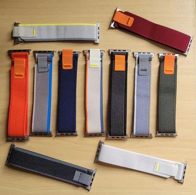 Pulseira Nylon  Loop Trail P/ Apple Watch Ultra 42 44 45 49mm - Foto 5