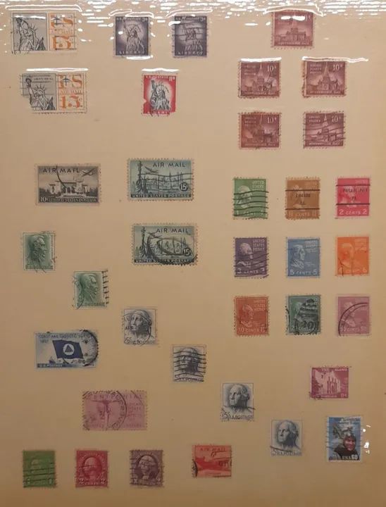 Coleção de selos - décadas de 50/60/70... - Foto 2
