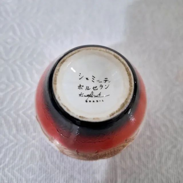 Duas Miniaturas de Vaso Chines Vermelho Antigos - Foto 4