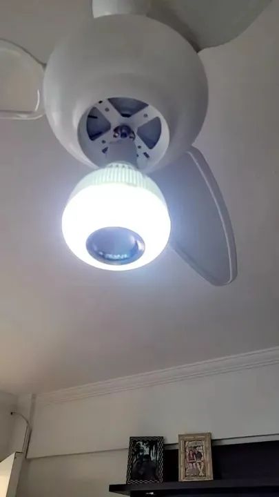 lampada bluetooth de led caixa de som  crs-2225 caerus - Foto 3