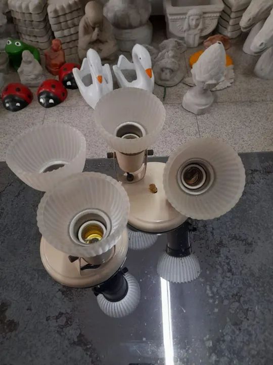 Par de plafons duplo de teto anos 80 - Foto 4