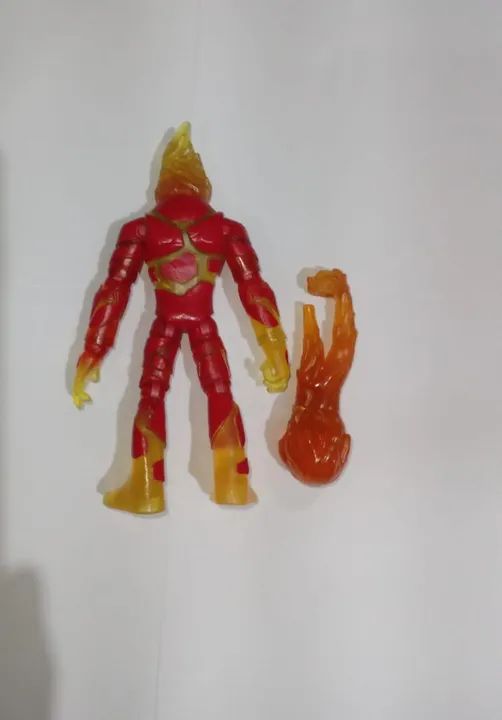 Action Figure Boneco Ben 10 Chama Heatblast Original Ben 10 reboot - Foto 2