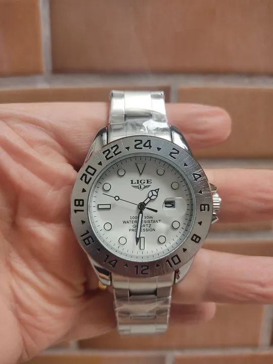 Relógio Masculino a Quartz Lige 8947 - Foto 2