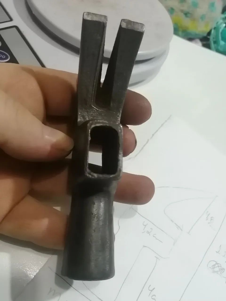 Martelo antigo sem marca, modelo stanley - Foto 3