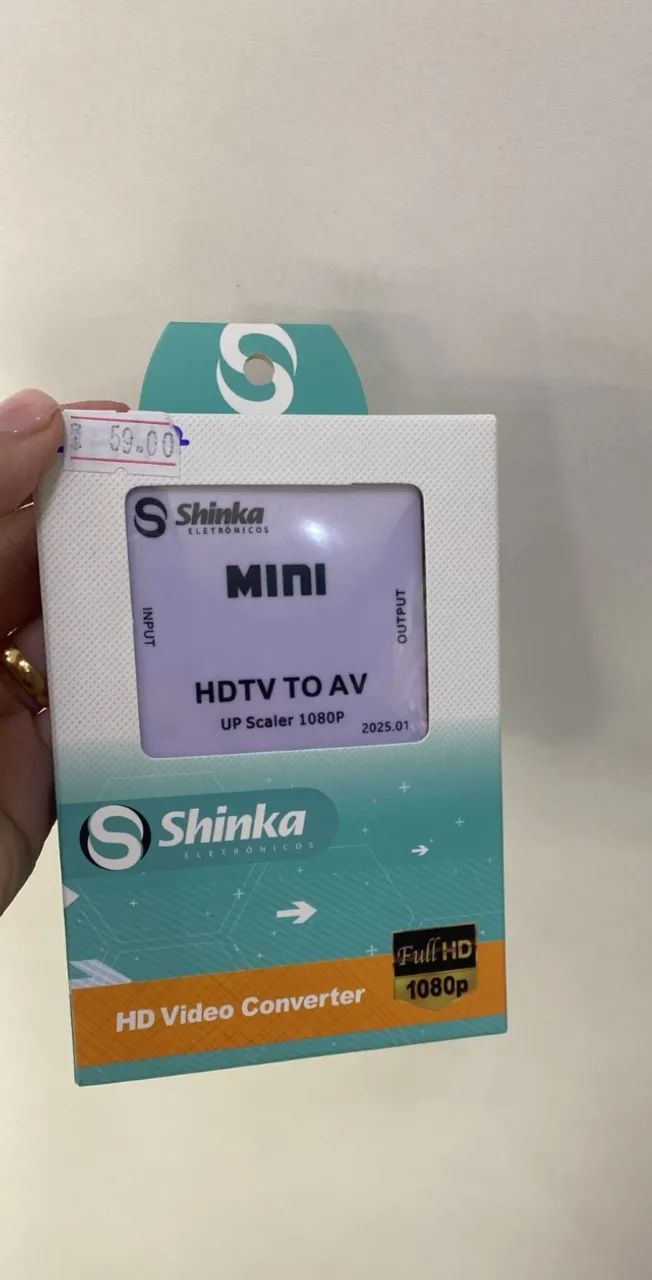 Conversor De Hdmi Para Av ( Rca ) Vídeo 1080p Com Audio - Hdmi X Av hdmi2av - Loja Coimbra