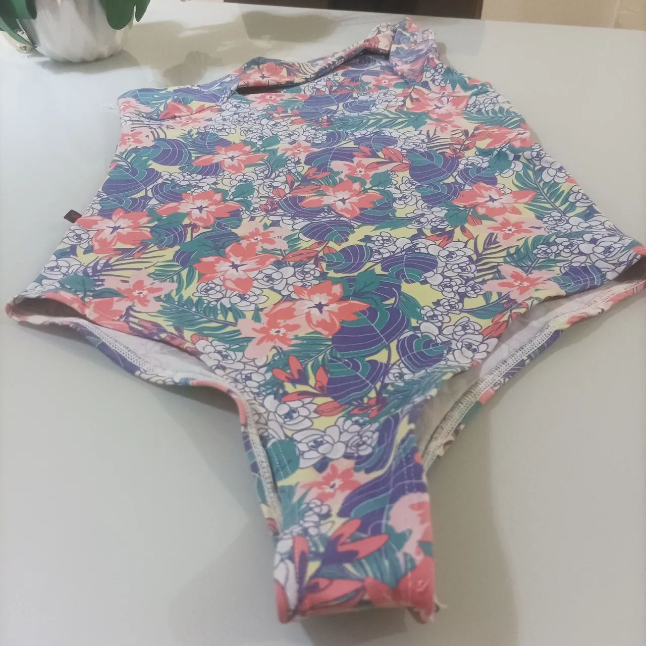 Body de Praia Floral M - Foto 2