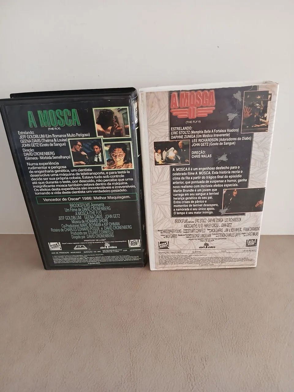 Fitas Vhs A Mosca 1 e 2 - Raridade Absoluta - Foto 2