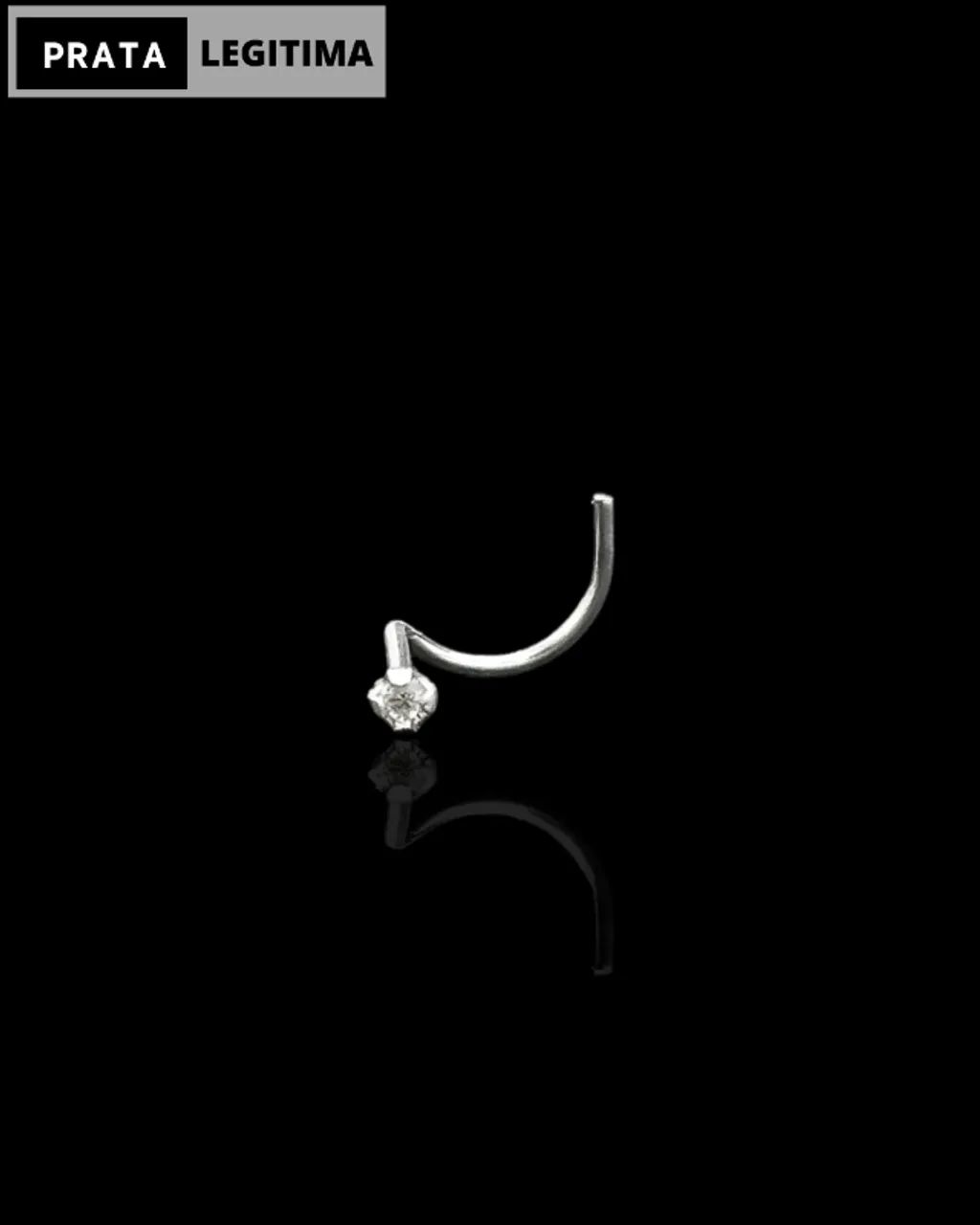 Piercing Ponto de luz - prata 925 - Foto 3