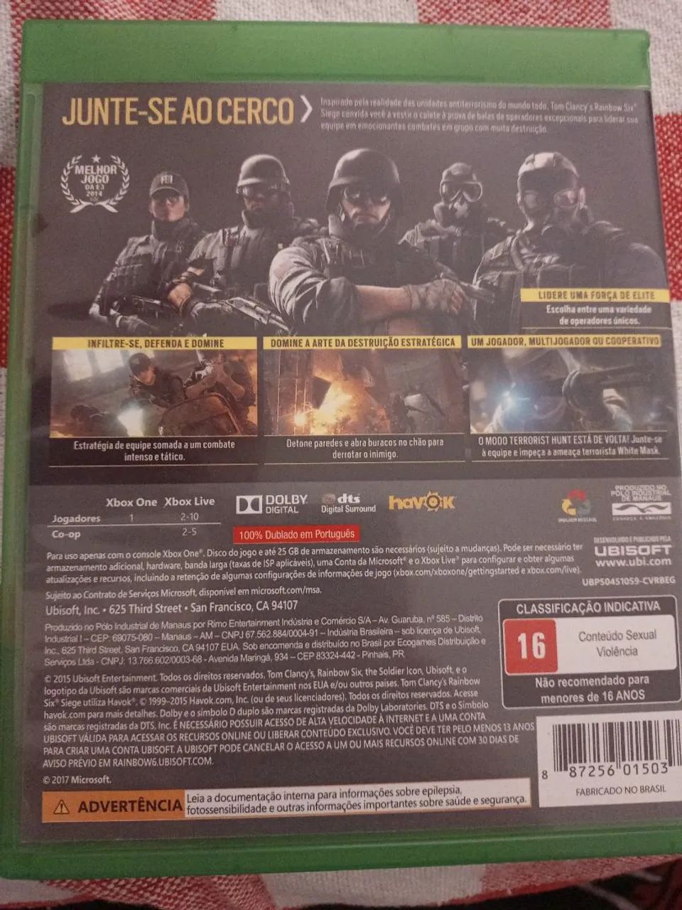 RAIBOW SIX XBOX ONE IMPECÁVEL  - Foto 2