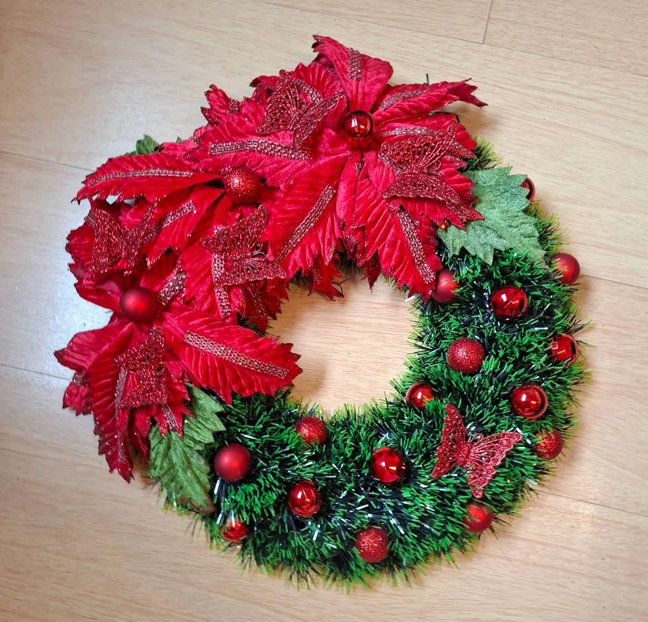 Guirlanda Natalina (40cm diâmetro)