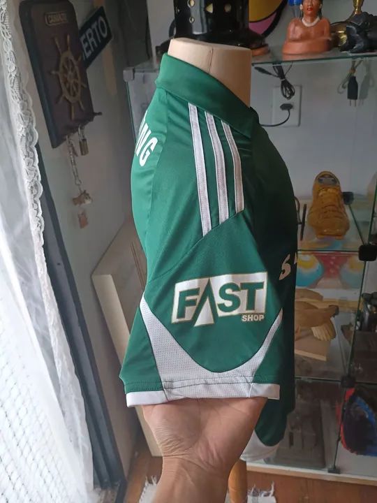 Camiseta do Palmeiras Adiadas Samsung - tamanho P - Foto 2