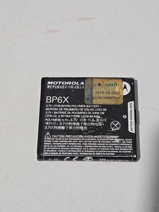 Bateria Original BP6X Smartphone Motorola Milestone 2  - Foto 2