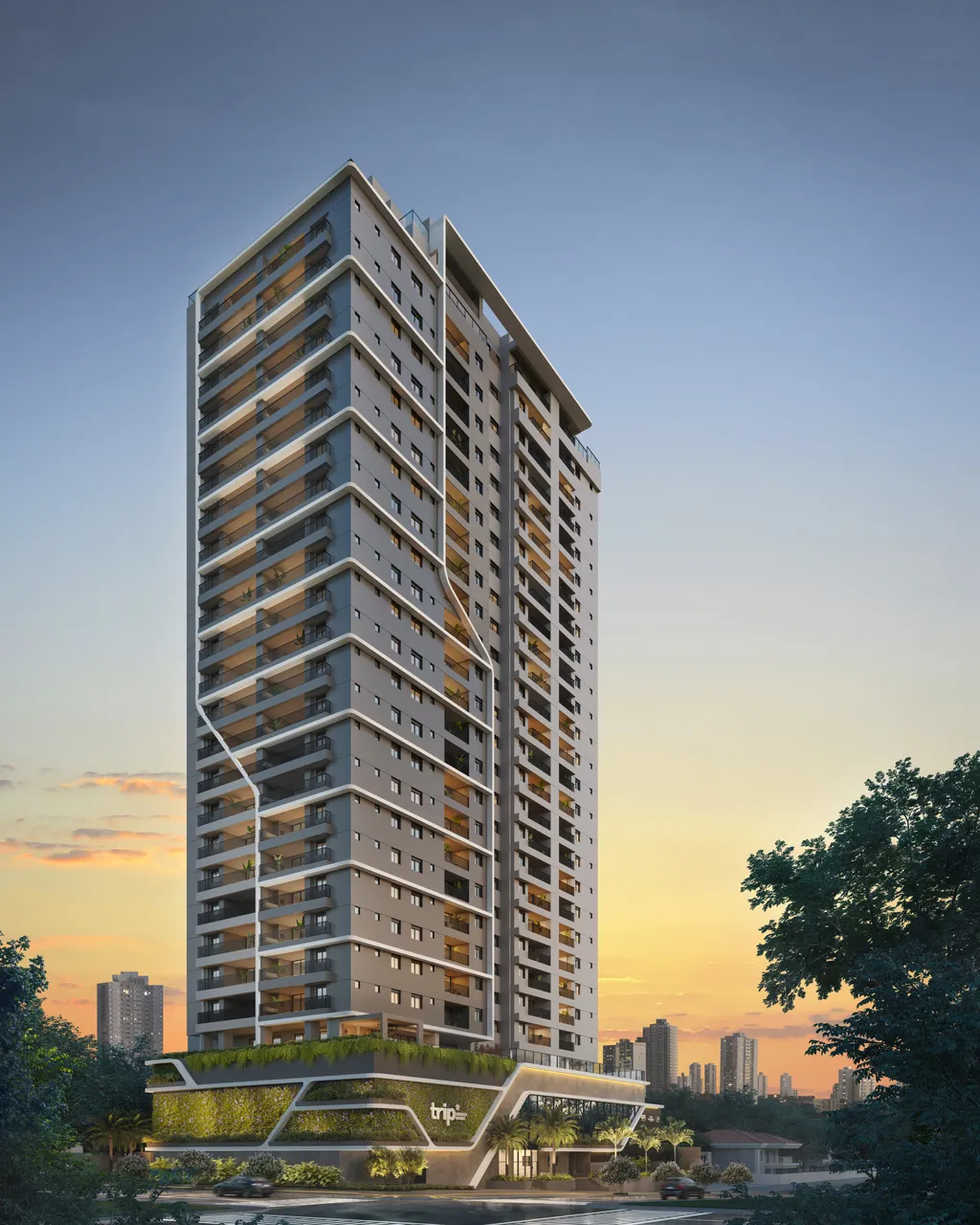 Ágio Agio TRIP WORD Apartamento com 2 Quarto(s) e 2 banheiro(s) à Venda, 70.76 por R$ 612.