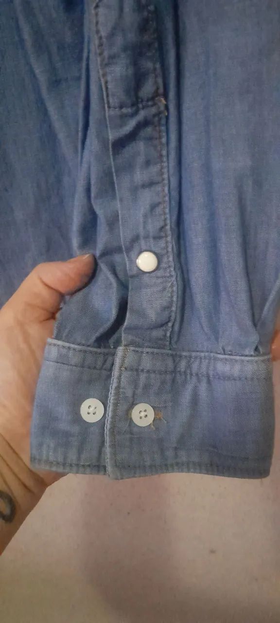 Camisa brim - Foto 4