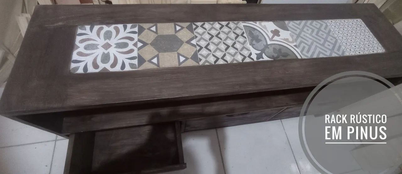 Rack rústico em pinus - Foto 4