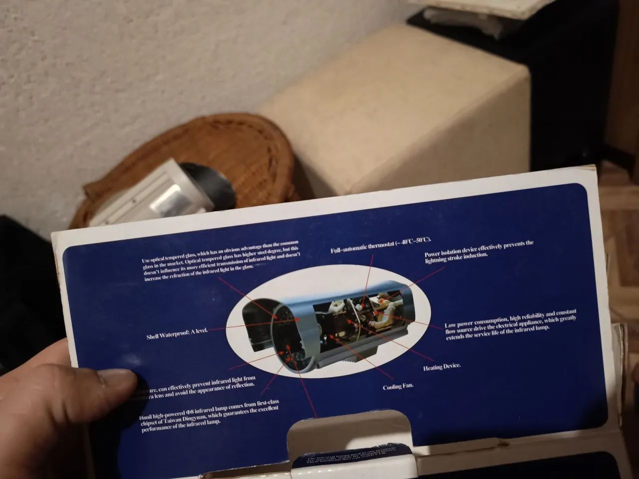 Câmera de Segurança IR Color CCD - Foto 3