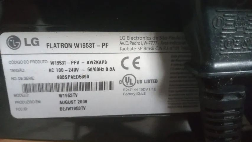 Monitor LG Flatron W1953T - Foto 5