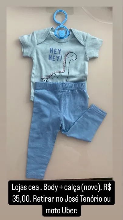 Peças avulsas no precinho para menino 