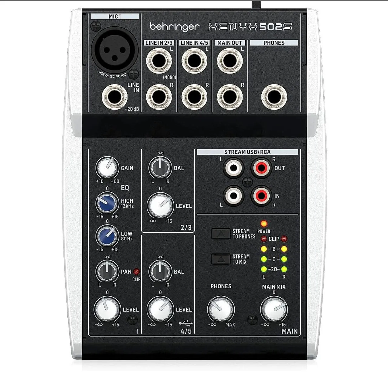 Interface de Áudio Behringer Xenyx 502s