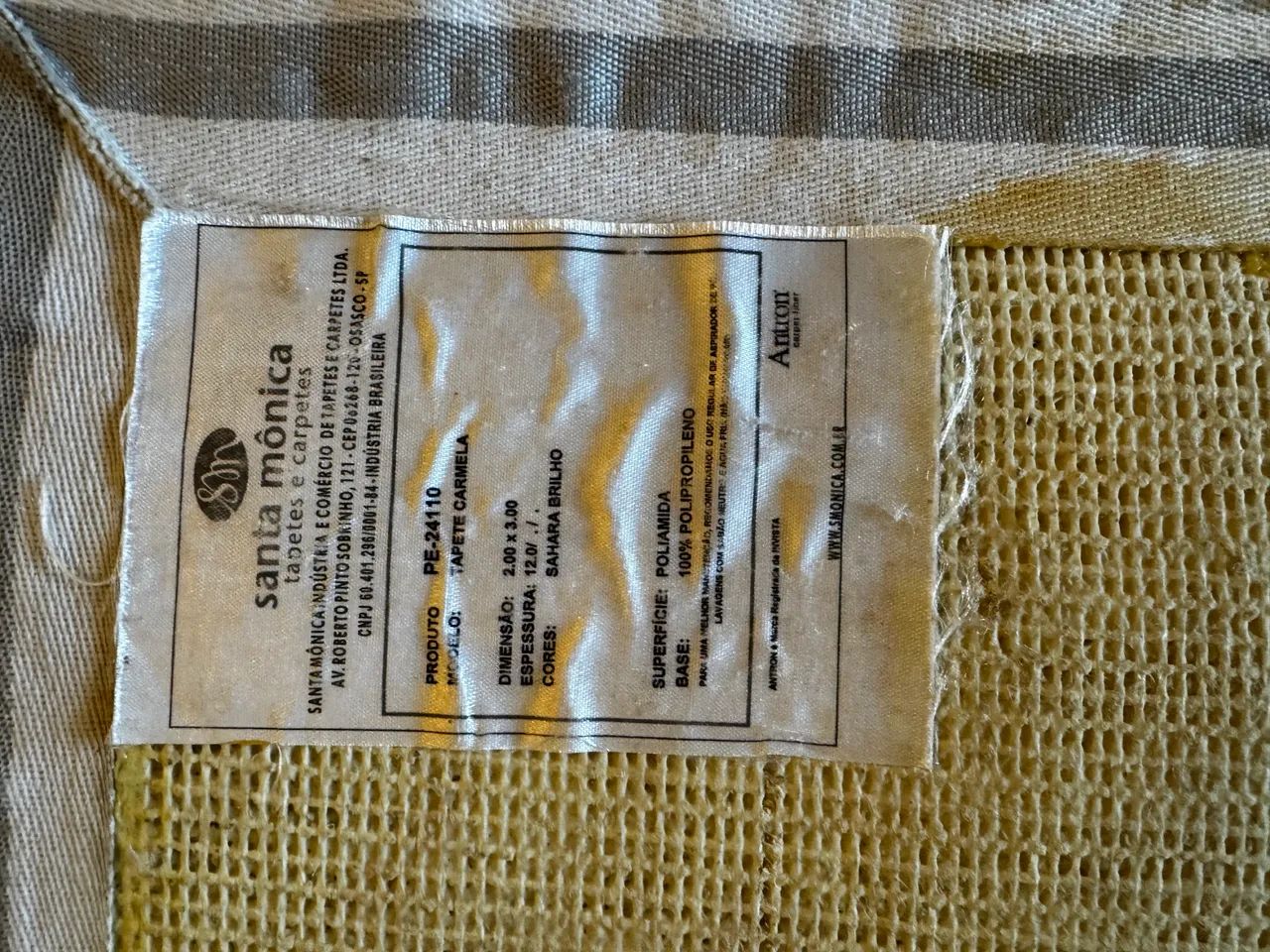 Tapete Santa Mônica 2x3m | Modelo Carmela | Ótimo Estado - Foto 2
