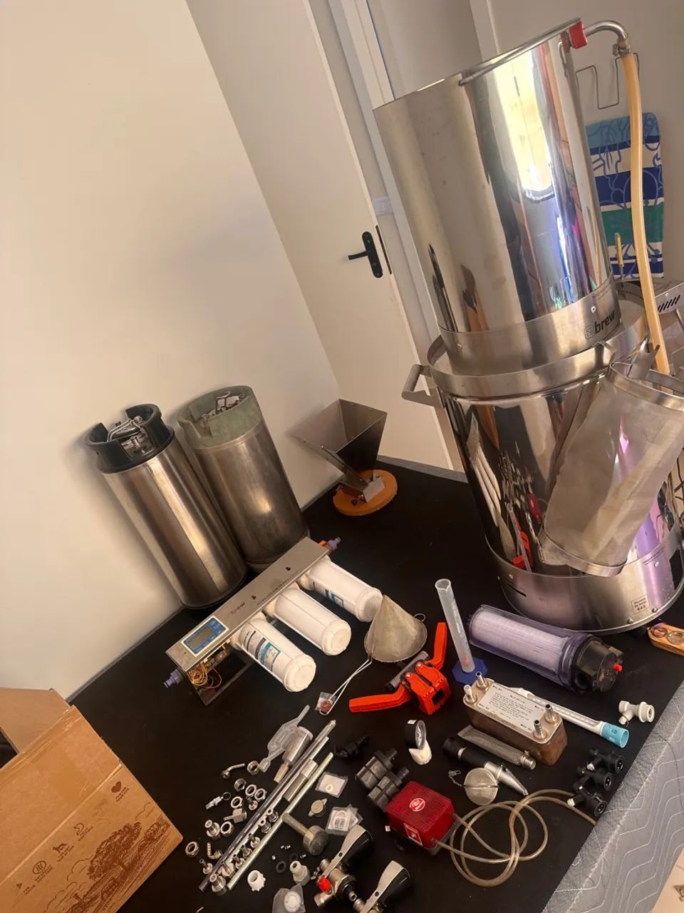 Kit de peças para equipamentos industriais para produção de cerveja artesanal  - Foto 4