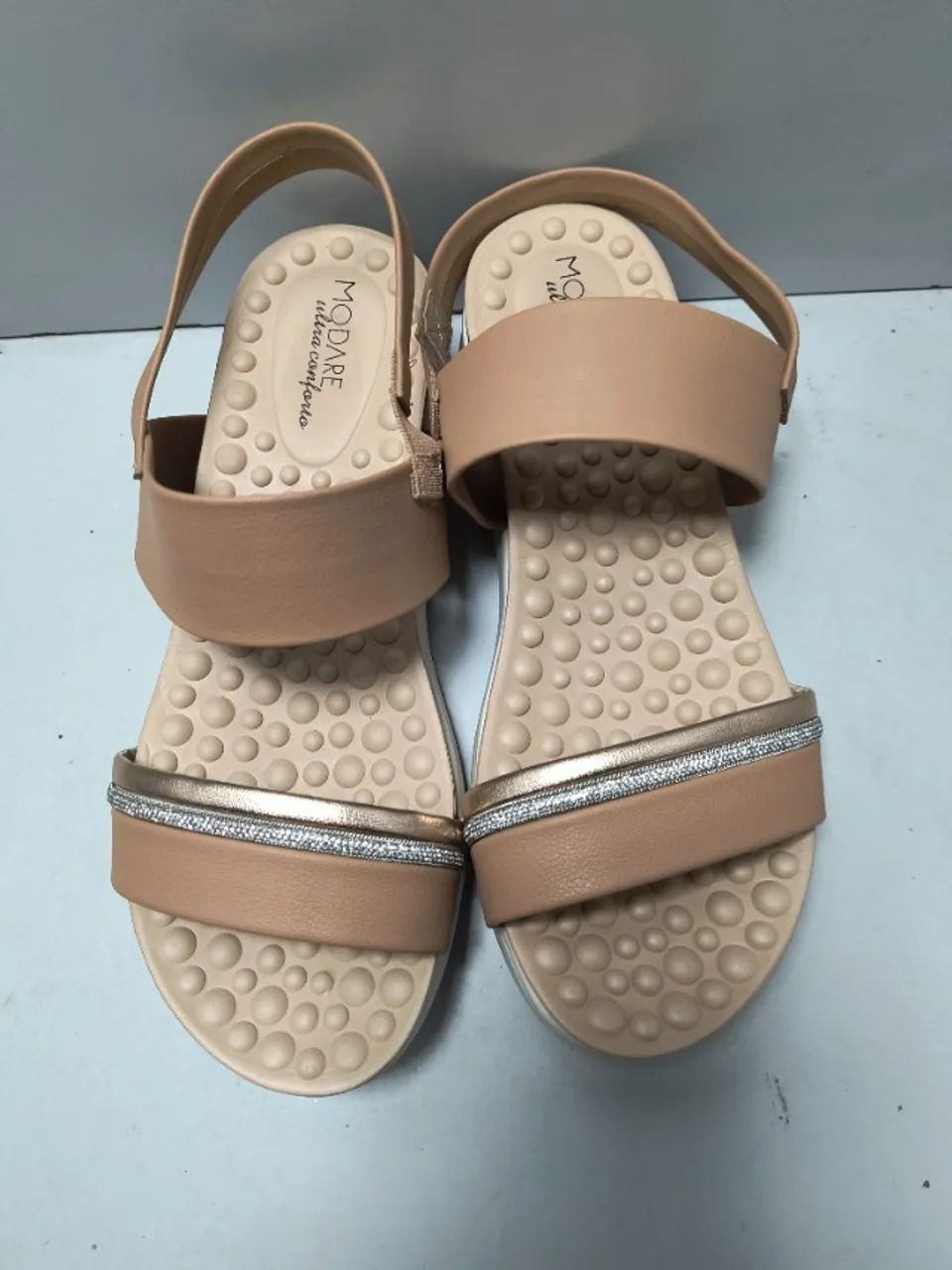 Sandalia Baixa Modade Marrom T 38 - Foto 3