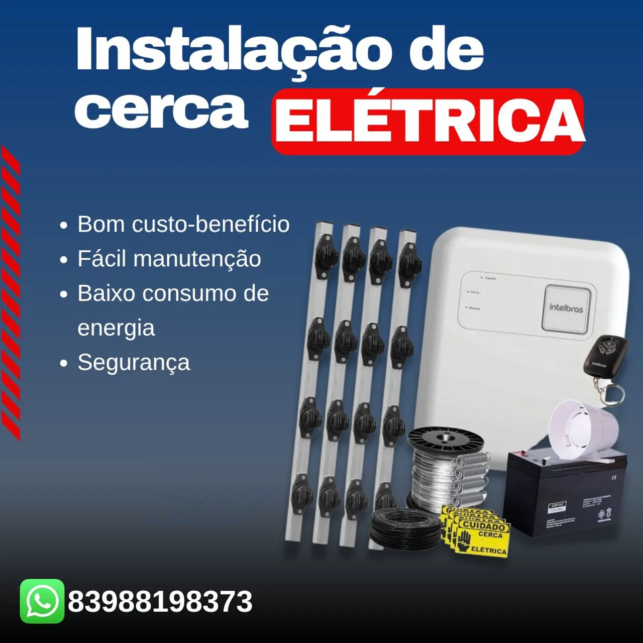 Instalação de Cerca Elétrica - Segurança e Economia