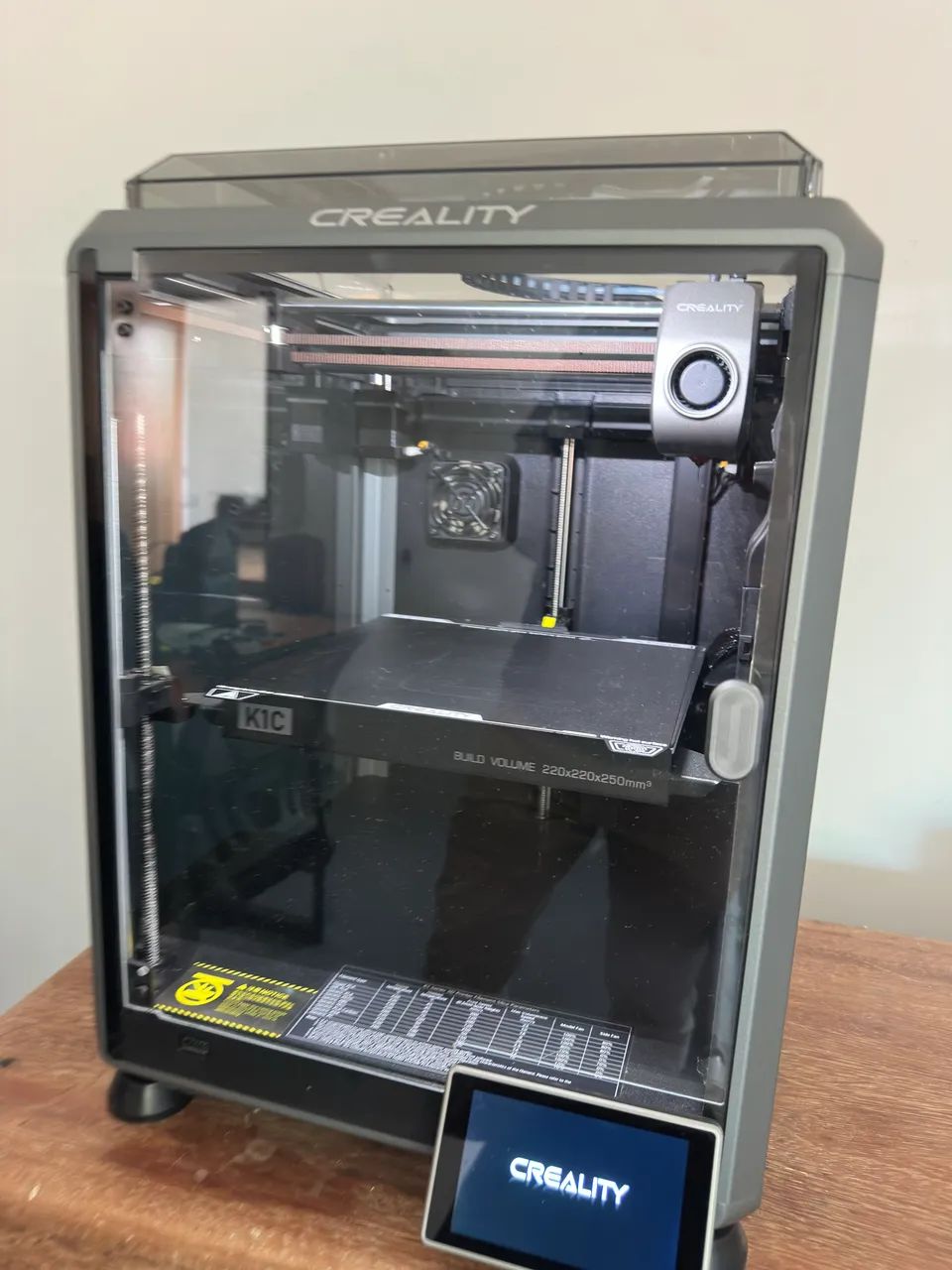Impressora 3D Creality K1C (imprime fibra de carbono)
