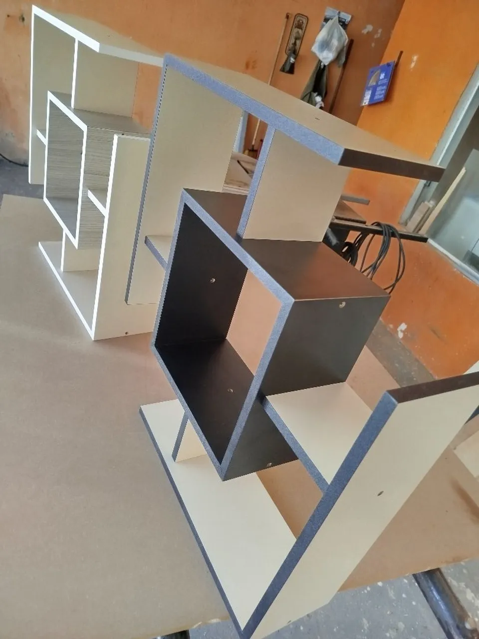 Nichos em MDF 60x60x15 cm