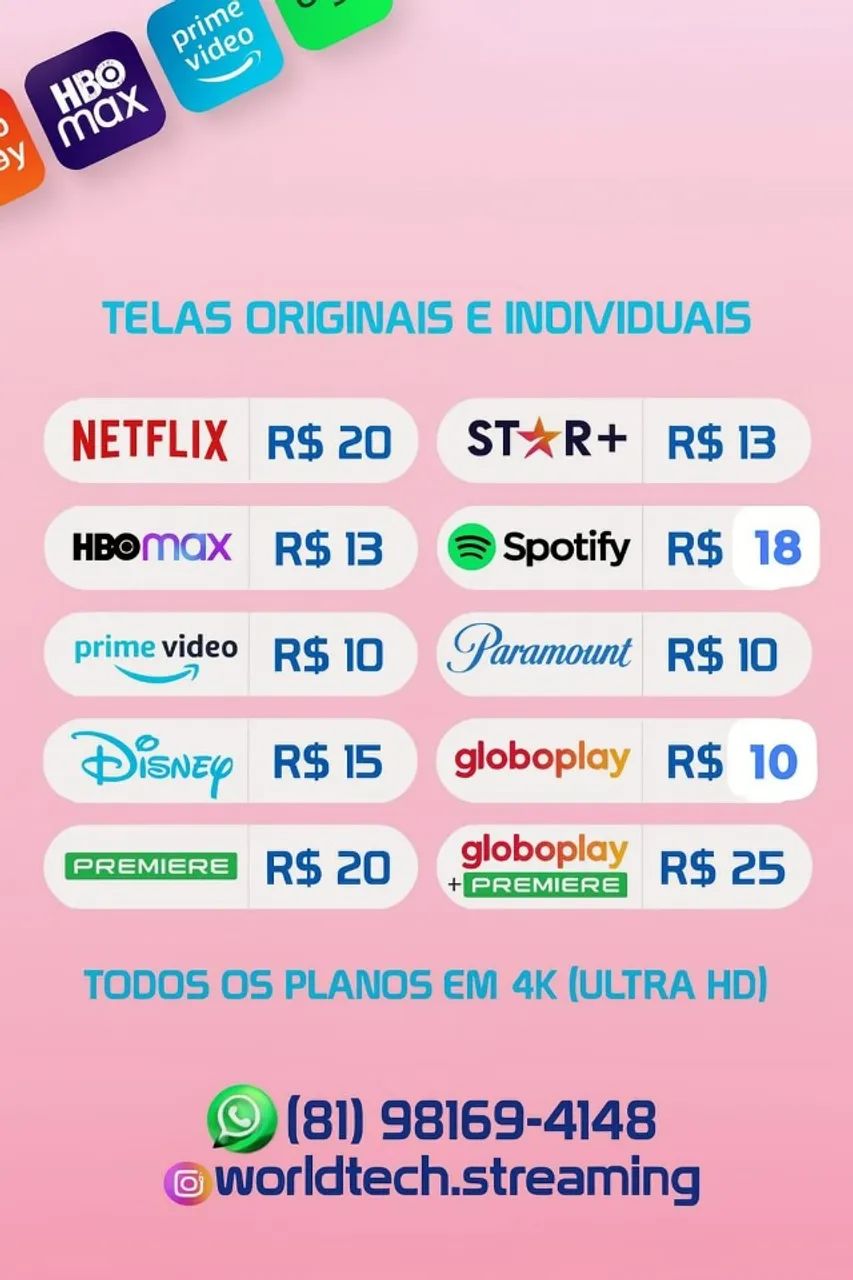 Smart TV Netflix, Globoplay, YouTube e outros