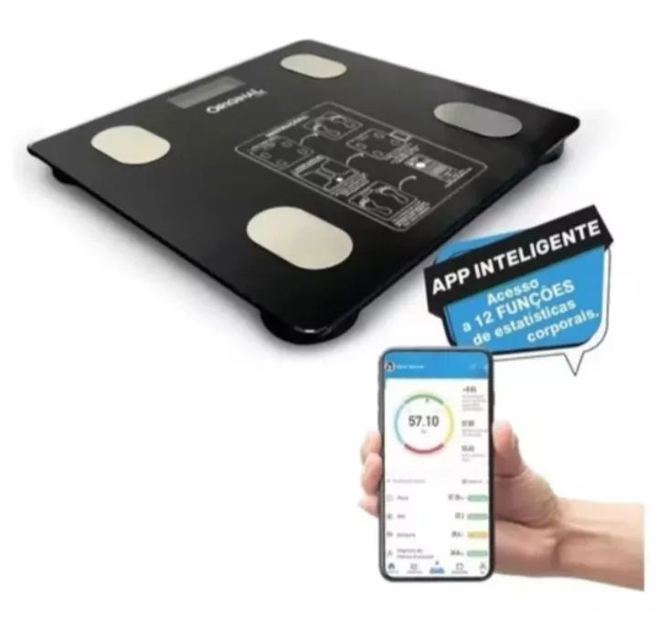 BALANCA DIGITAL BIOPEDÂNCIA/ BLUETOTH 180KG X-CELL XC-BD-05 - Foto 2
