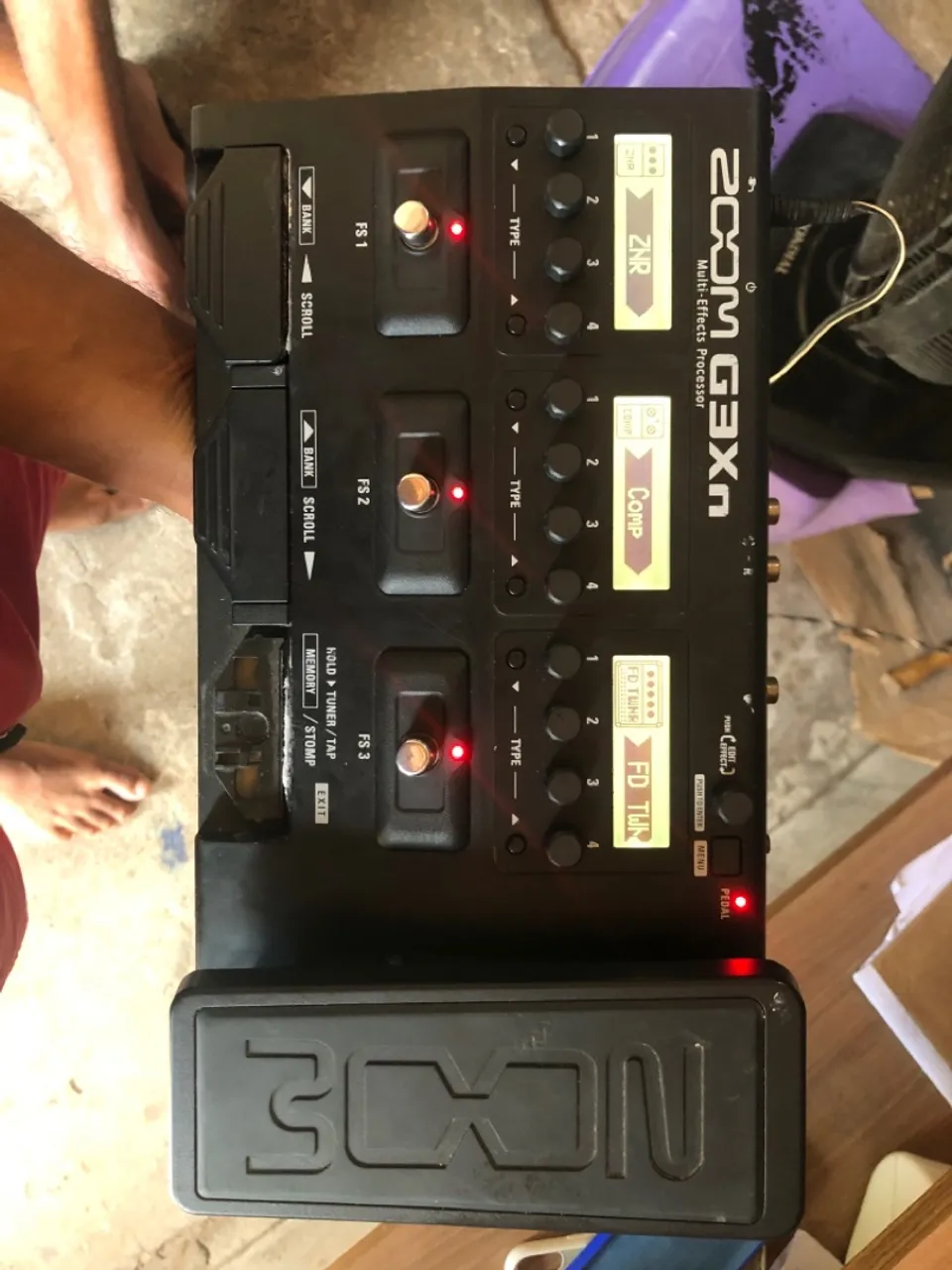 Zoom G3Xn - Pedal Multi-Efeitos para Guitarra