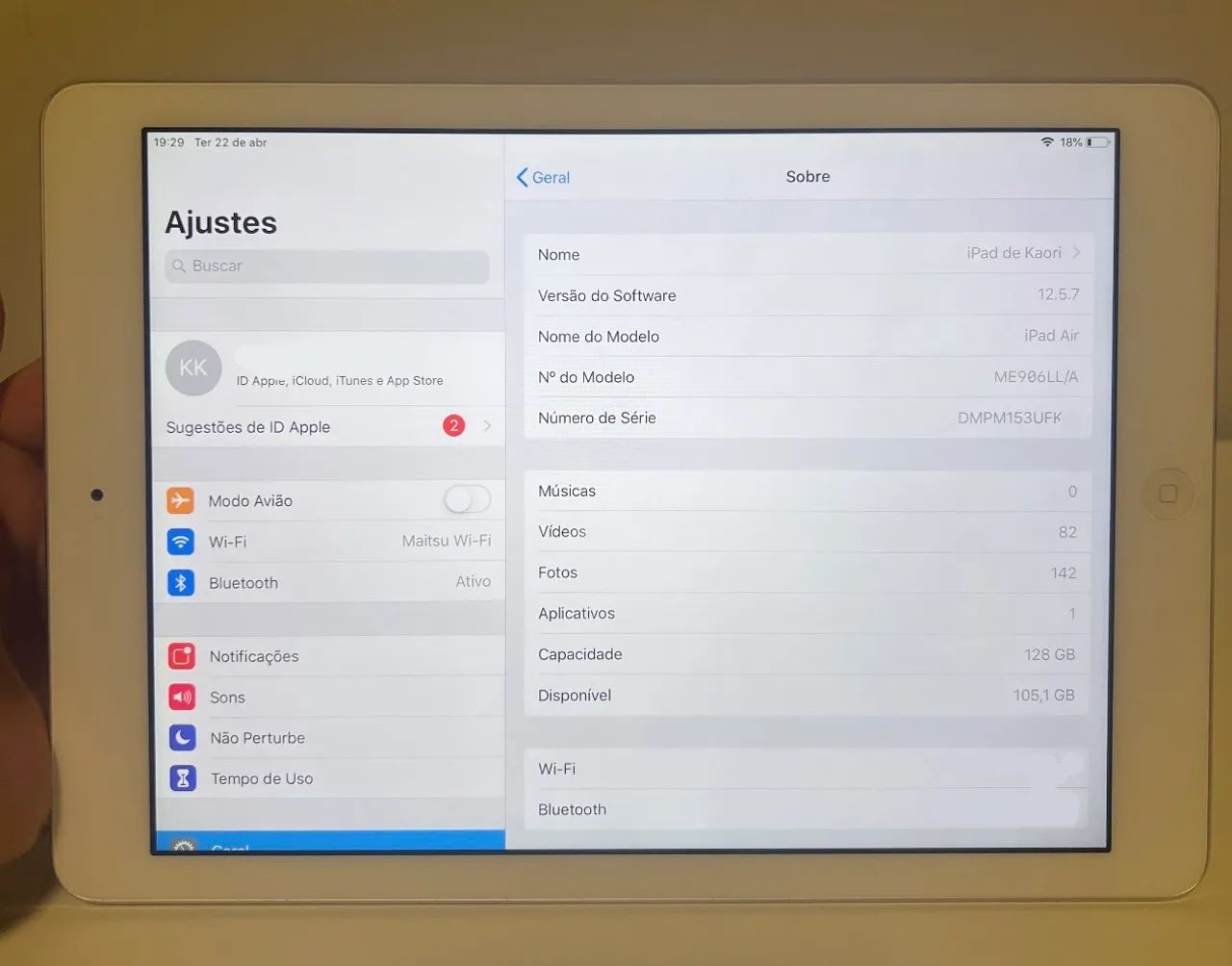 IPAD AIR 128GB (1ª geração)  - Foto 3