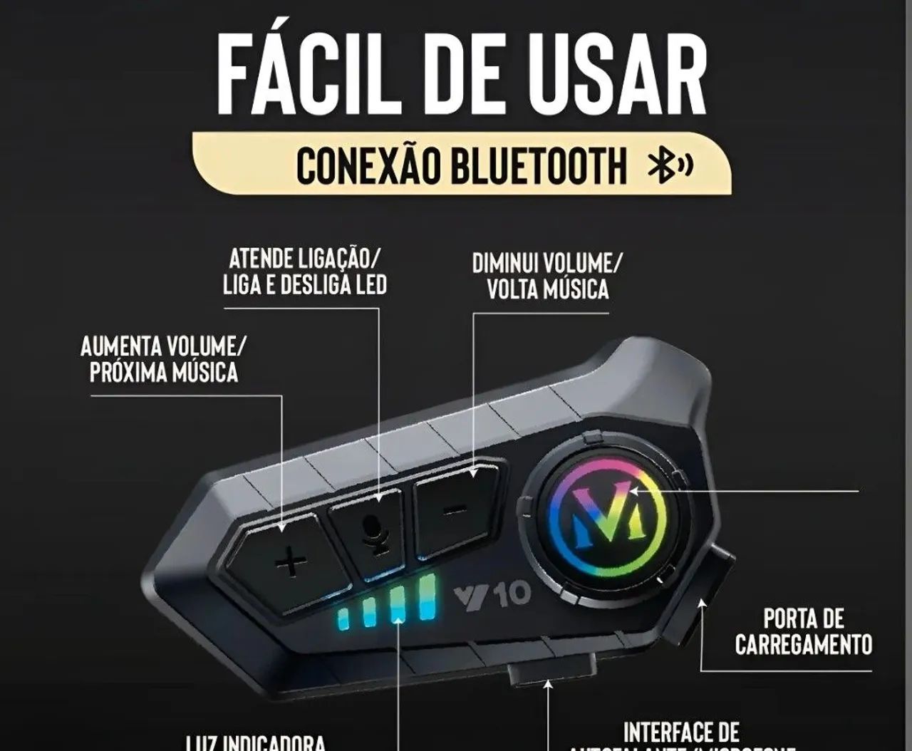 Intercomunicador  p capacete  - Foto 3