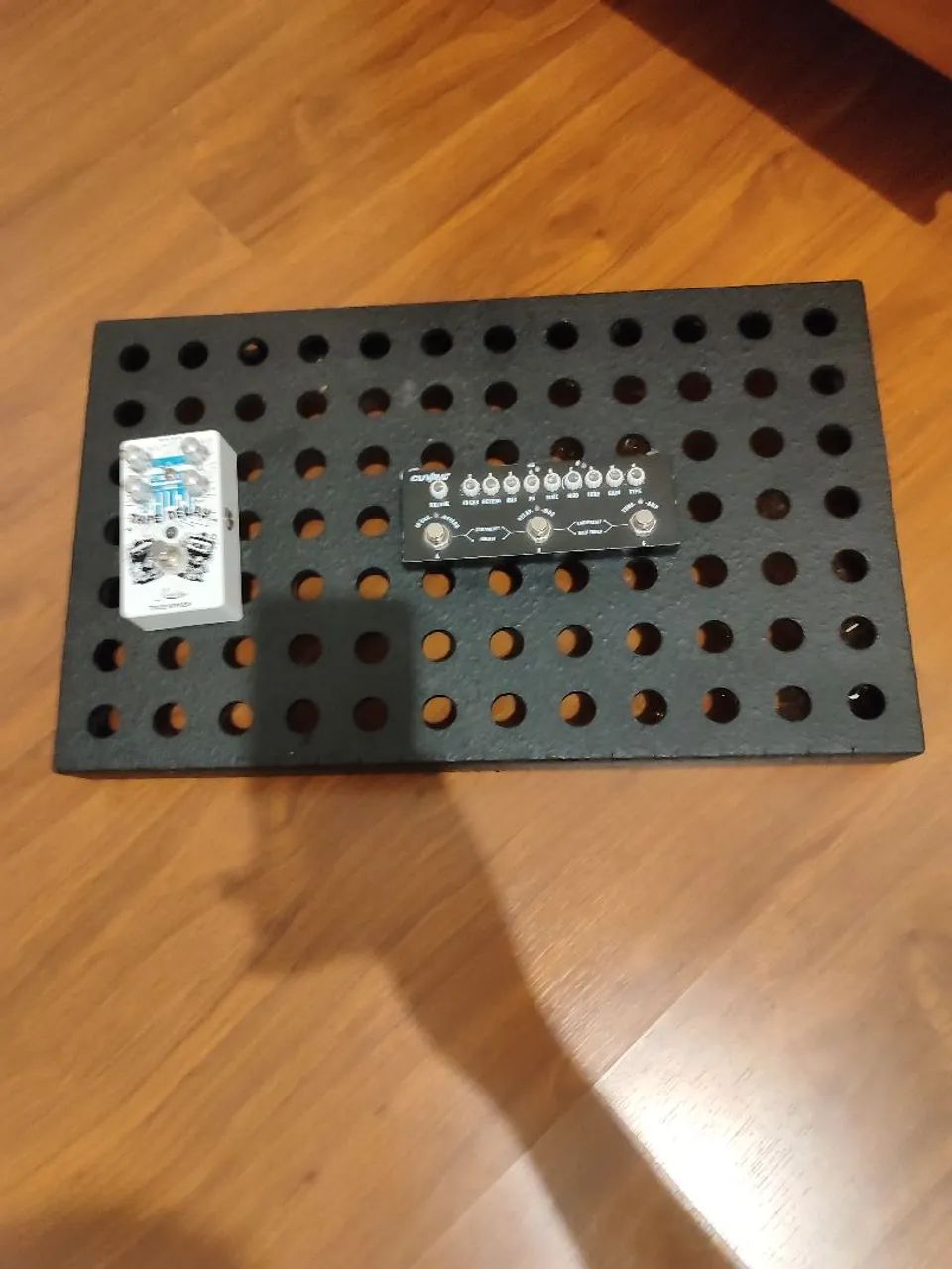 Pedaleira cuvave baby+pedal tape delay+ suporte de pedais