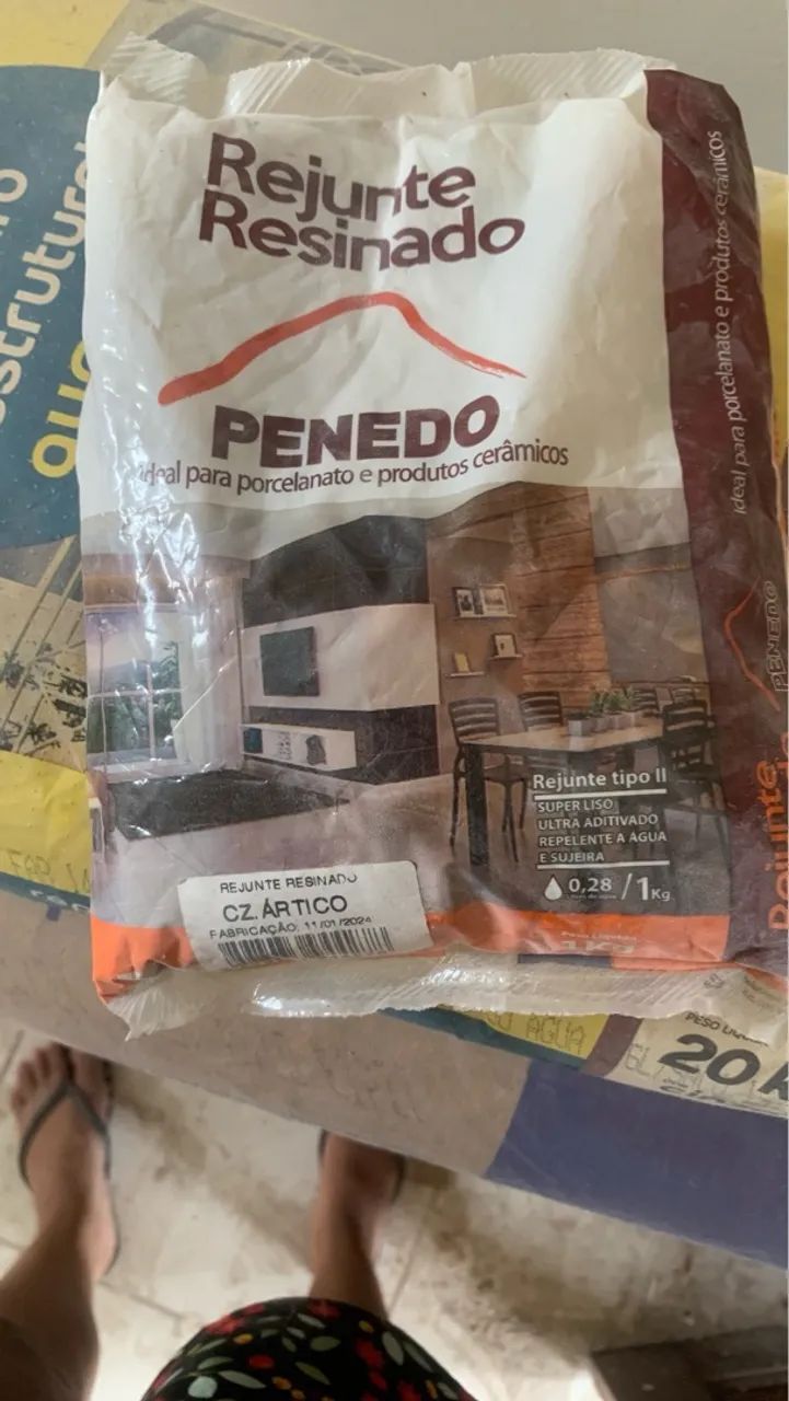 Piso com efeito cimento queimado + rejunte  - Foto 5