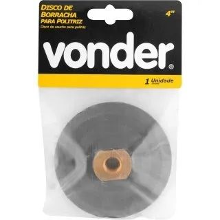 DISCO BORRACHA VONDER 4POL P/POLITRIZ - Foto 3