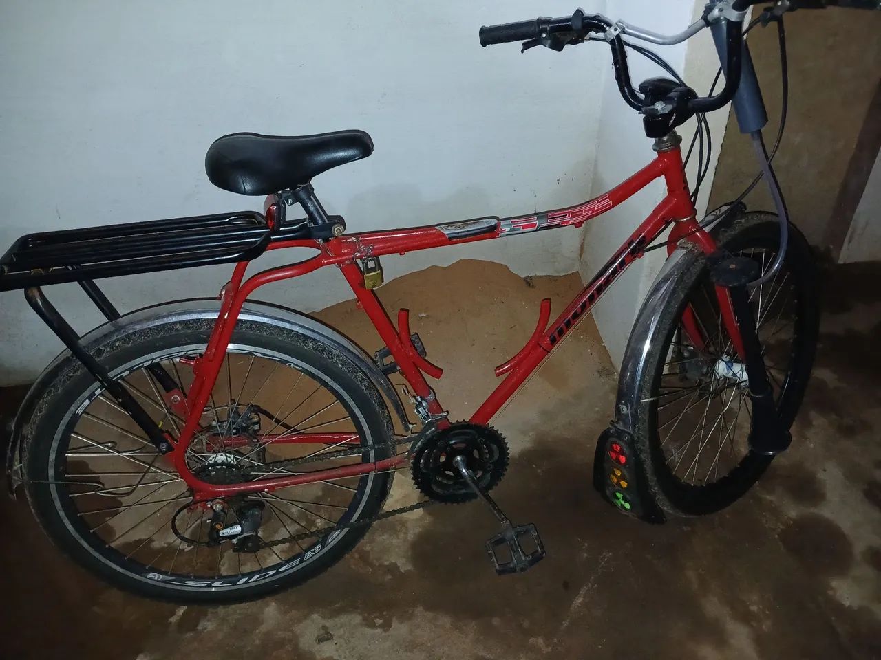 Bicicleta Mountain Bike Vermelha