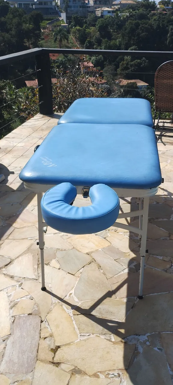 Maca de Massagem Portátil Azul Profissional