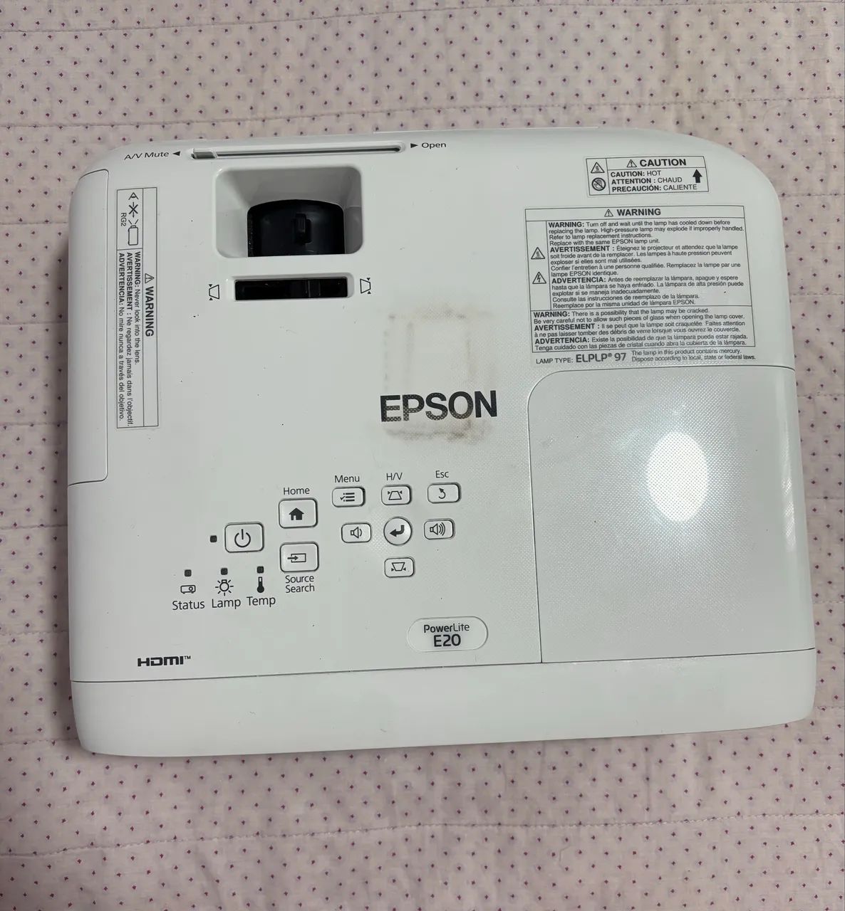 Data Show/ Projetor EPSON PowerLite E20 - Foto 3