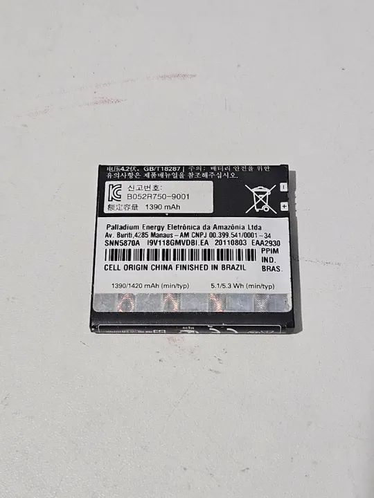Bateria Original BP6X Smartphone Motorola Milestone 2 